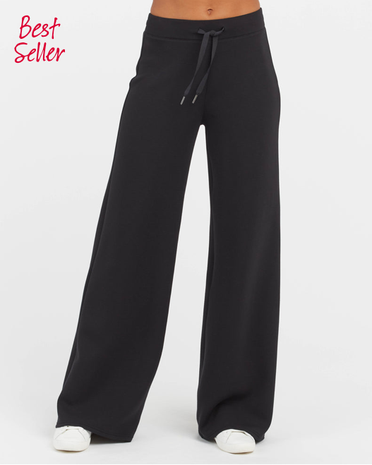 Airessentials Wide Leg Pant Very Black