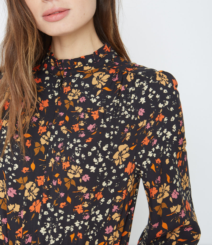 Monet Dress Falling Florals