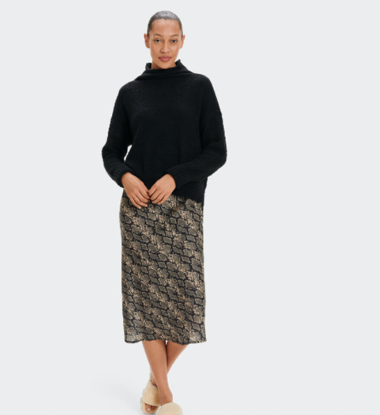 Sage Mock Turtleneck Black