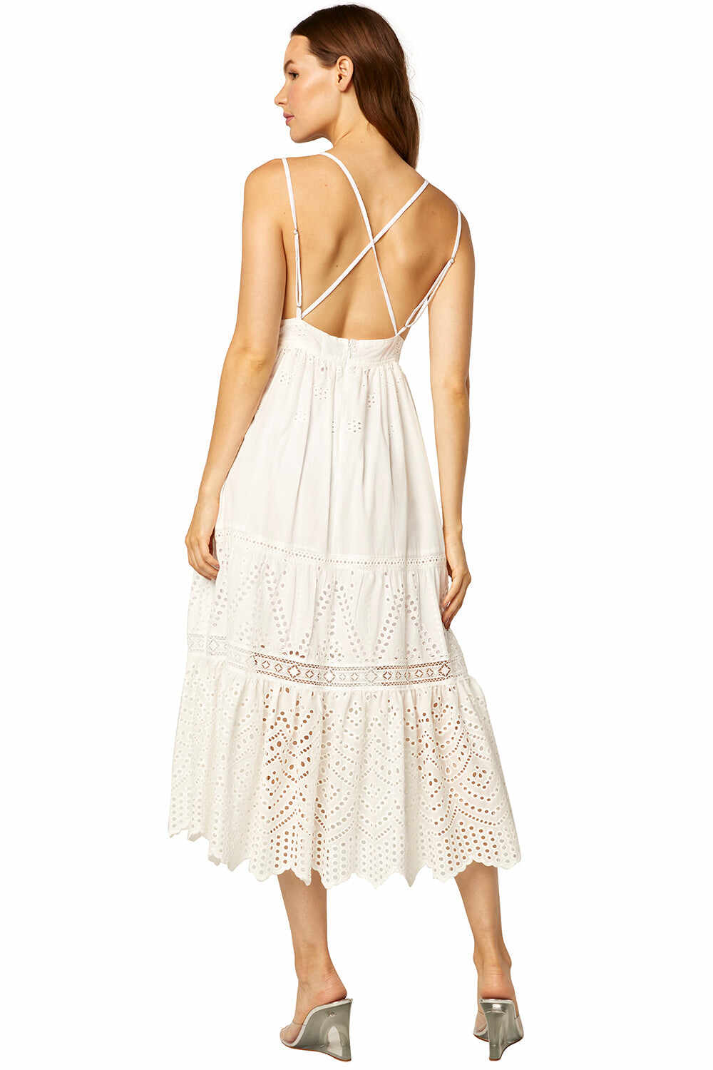 Allegra Dress Cotton Eyelet Mix